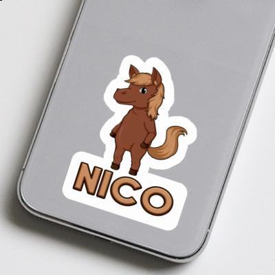 Nico Sticker Horse Image