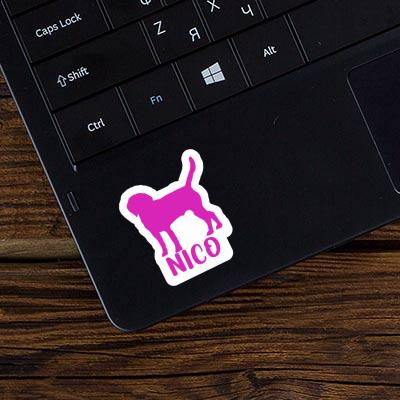 Sticker Dog Nico Laptop Image