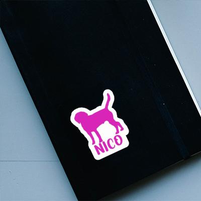 Sticker Dog Nico Laptop Image