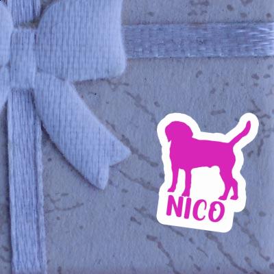 Sticker Dog Nico Notebook Image