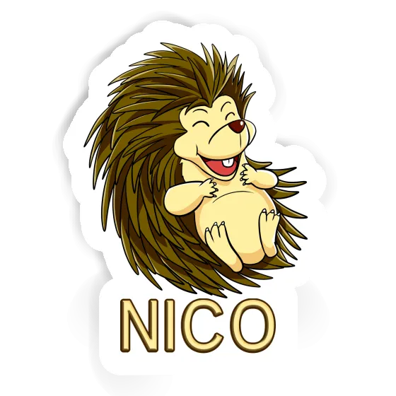 Sticker Igel Nico Gift package Image