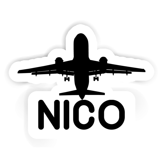 Jumbo-Jet Sticker Nico Notebook Image