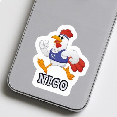 Sticker Runner Nico Laptop Image