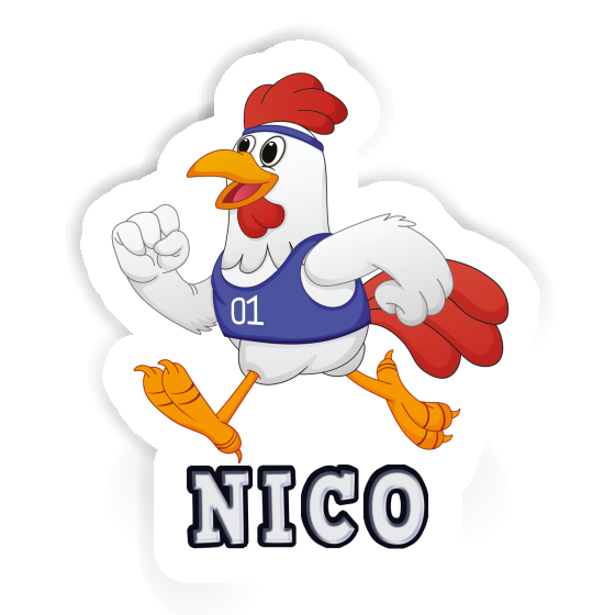 Sticker Runner Nico Notebook Image