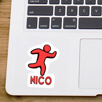 Sticker Runner Nico Laptop Image