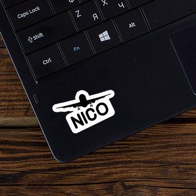 Sticker Airplane Nico Image