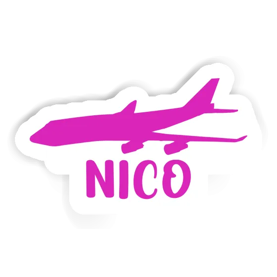 Nico Sticker Jumbo-Jet Notebook Image