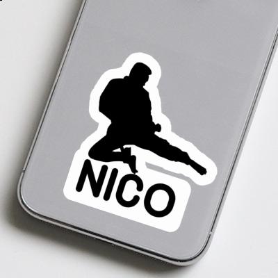 Nico Sticker Karateka Notebook Image