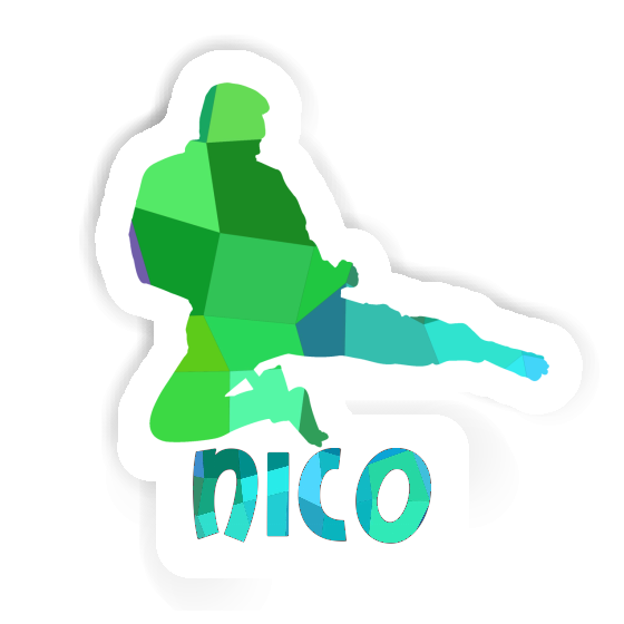 Nico Sticker Karateka Laptop Image