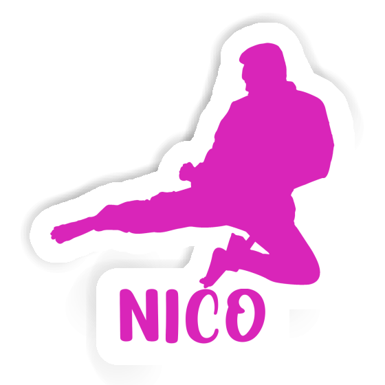 Sticker Karateka Nico Notebook Image