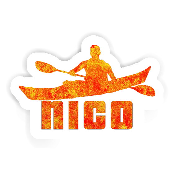 Sticker Kayaker Nico Notebook Image