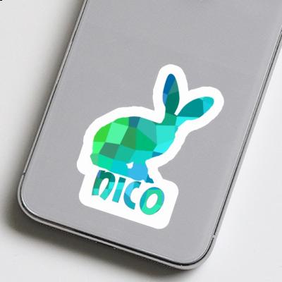 Sticker Nico Rabbit Laptop Image