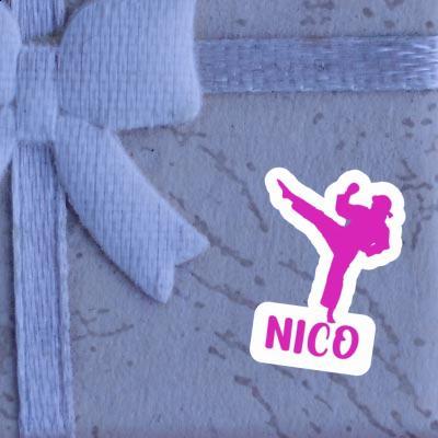 Nico Sticker Karateka Notebook Image