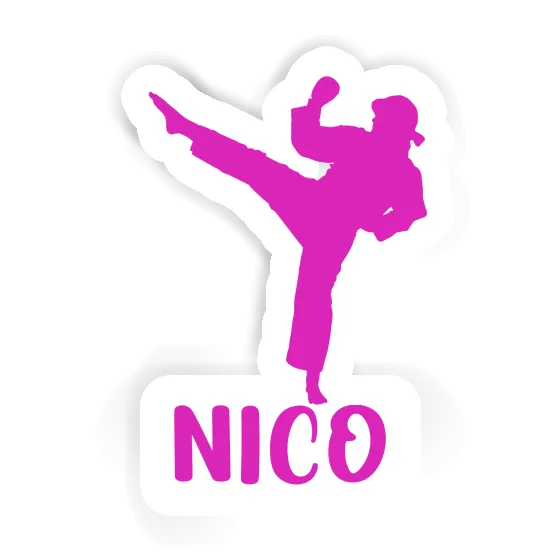 Sticker Nico Karateka Laptop Image