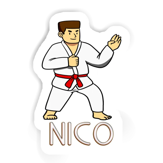 Karateka Sticker Nico Notebook Image