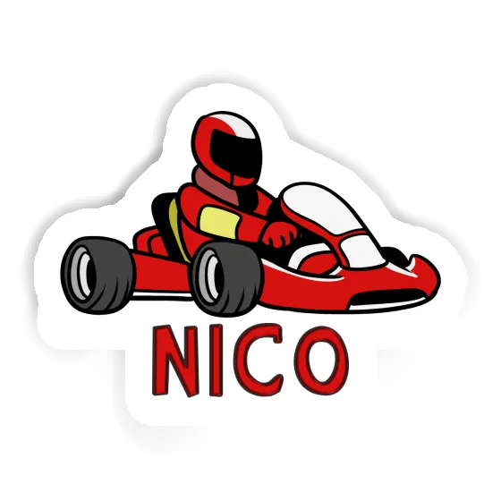 Sticker Nico Kart Driver Image