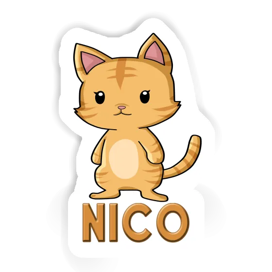 Nico Sticker Kitten Laptop Image