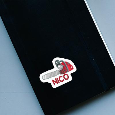 Sticker Nico Chainsaw Notebook Image