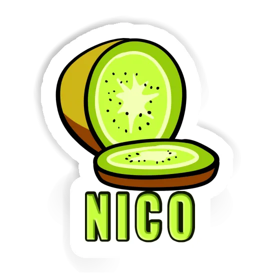 Nico Sticker Kiwi Notebook Image