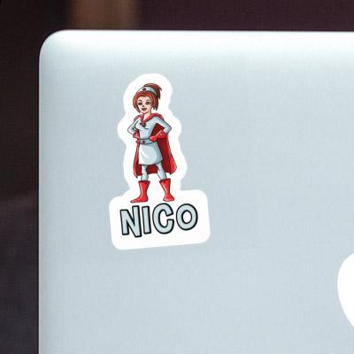 Sticker Krankenschwester Nico Notebook Image