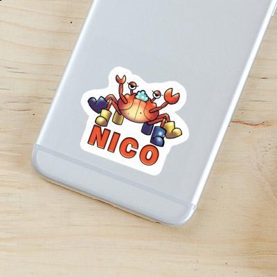 Crabe Autocollant Nico Notebook Image