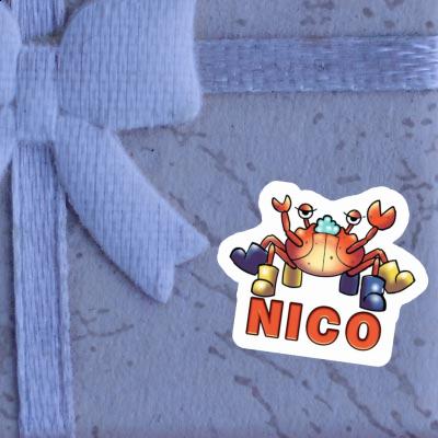 Nico Sticker Crab Laptop Image