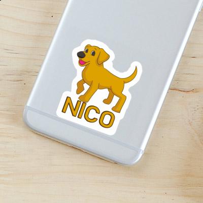 Nico Autocollant Chien Image