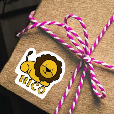 Sticker Nico Lion Notebook Image