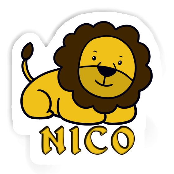 Sticker Nico Lion Laptop Image