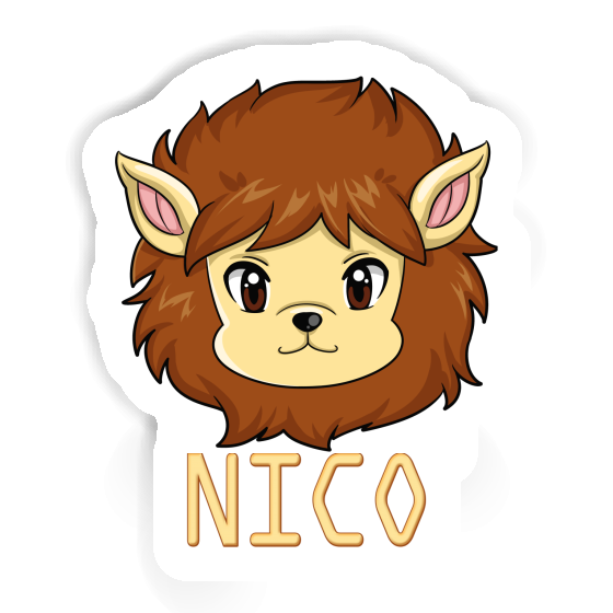 Sticker Nico Lion Laptop Image