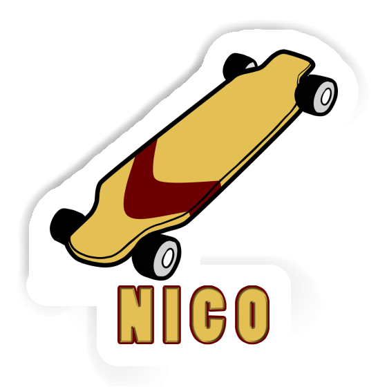 Sticker Nico Longboard Laptop Image