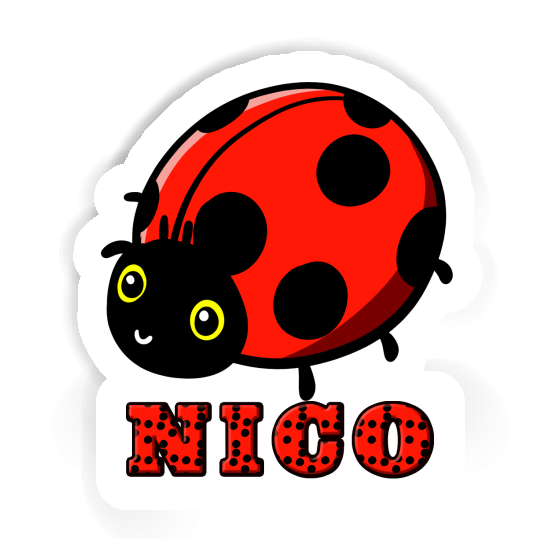 Nico Sticker Ladybug Notebook Image