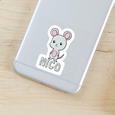 Nico Sticker Mouse Notebook Image