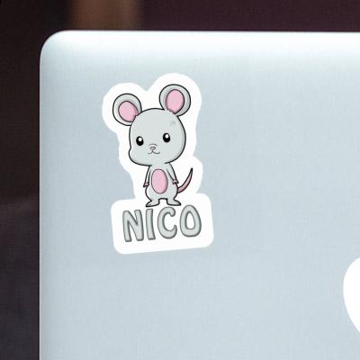 Nico Autocollant Souris Notebook Image