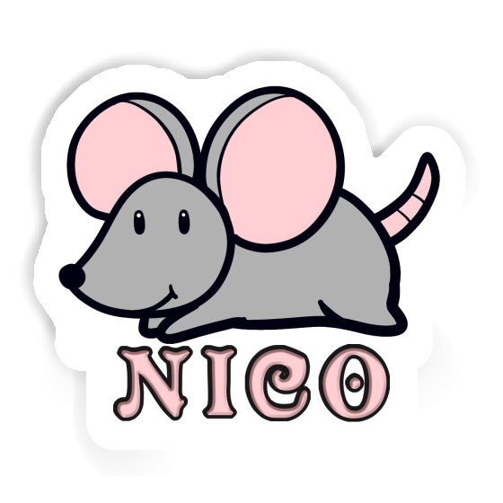 Nico Sticker Mouse Laptop Image