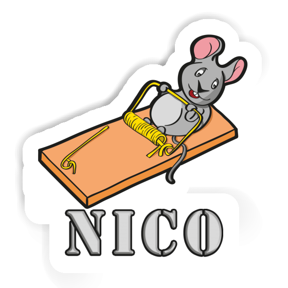 Nico Autocollant Souris Laptop Image