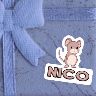 Nico Sticker Mouse Notebook Image