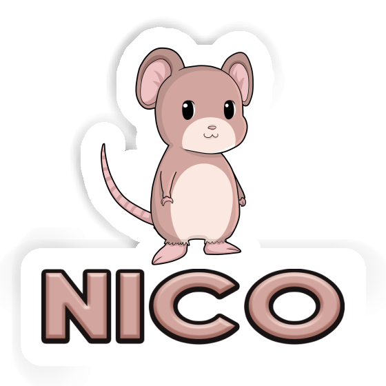 Nico Sticker Mouse Laptop Image