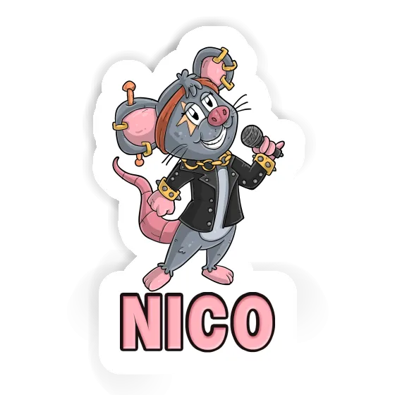 Sticker Nico Singer Laptop Image