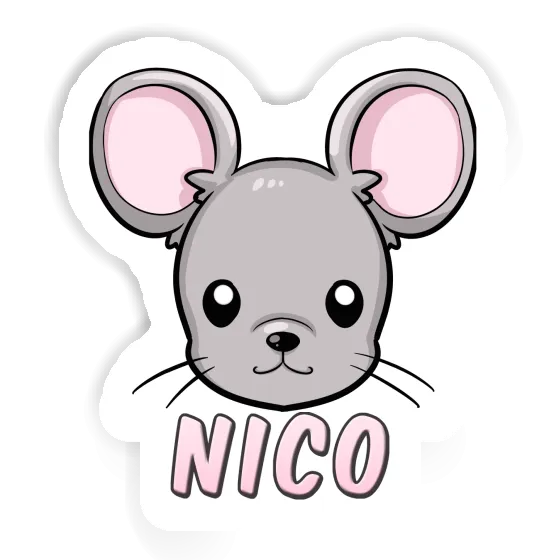 Mouse Sticker Nico Laptop Image