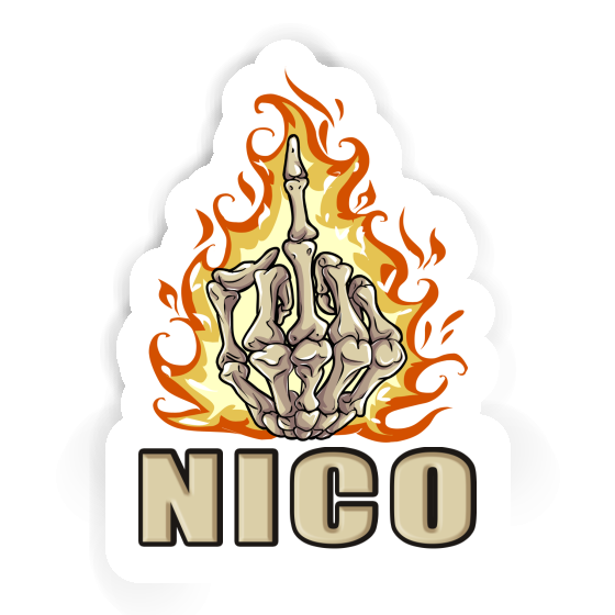 Sticker Middlefinger Nico Image