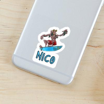 Autocollant Nico Surfeur Notebook Image