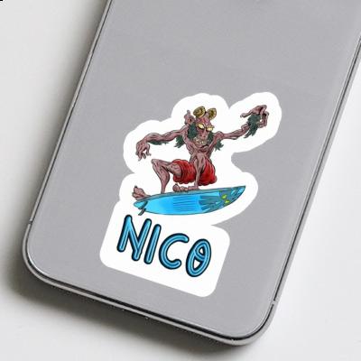 Sticker Nico Waverider Notebook Image