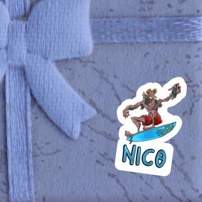 Autocollant Nico Surfeur Image