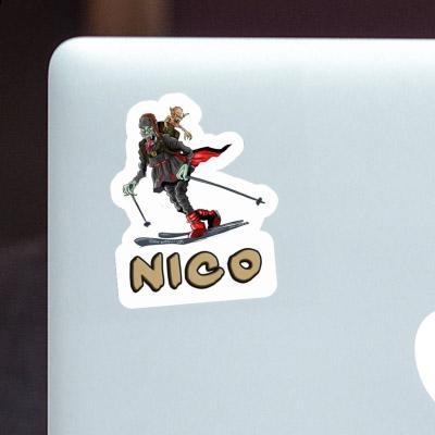 Nico Sticker Telemarker Notebook Image