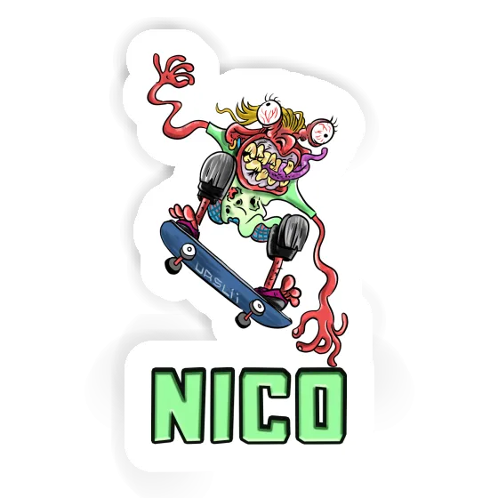 Sticker Skateboarder Nico Gift package Image