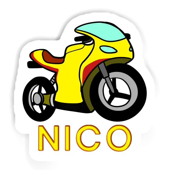 Moto Autocollant Nico Notebook Image