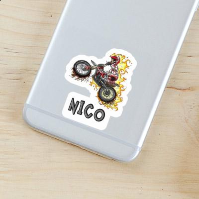 Autocollant Motocrosser Nico Laptop Image