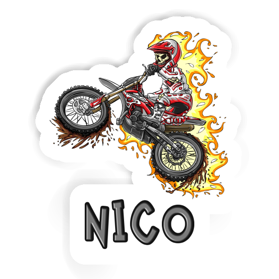 Autocollant Motocrosser Nico Notebook Image