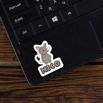 Nico Sticker Nashorn Image